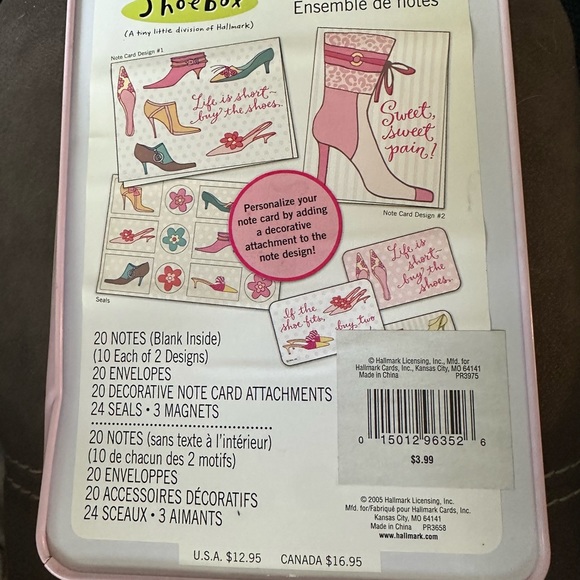 All I want is Peace on Earth and real cute shoes 20 note cards - Picture 2 of 5